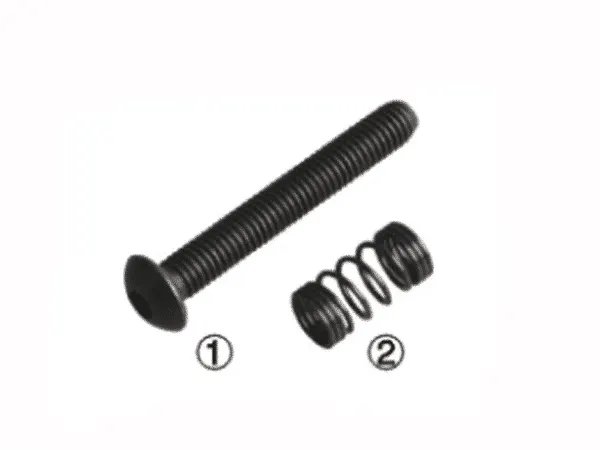 STEEL SCREW AND SPRING, HLP050350050, PMP55384, SULZER G6300