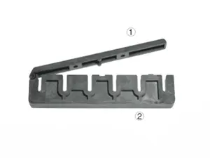 INSERT PLATE FOR WARPING BAR SUPPORT