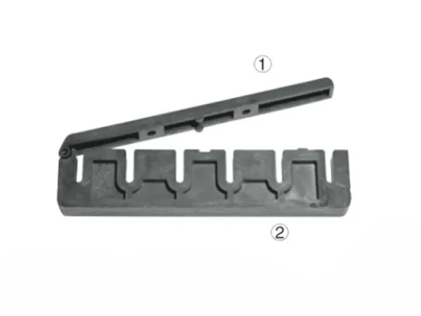 INSERT PLATE FOR WARPING BAR SUPPORT