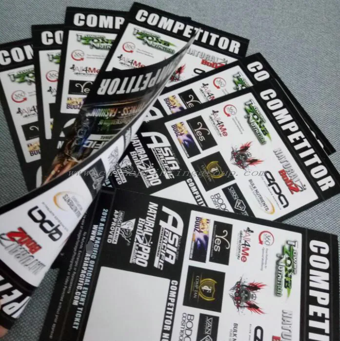 Custom DL folded flyer printed in full colour