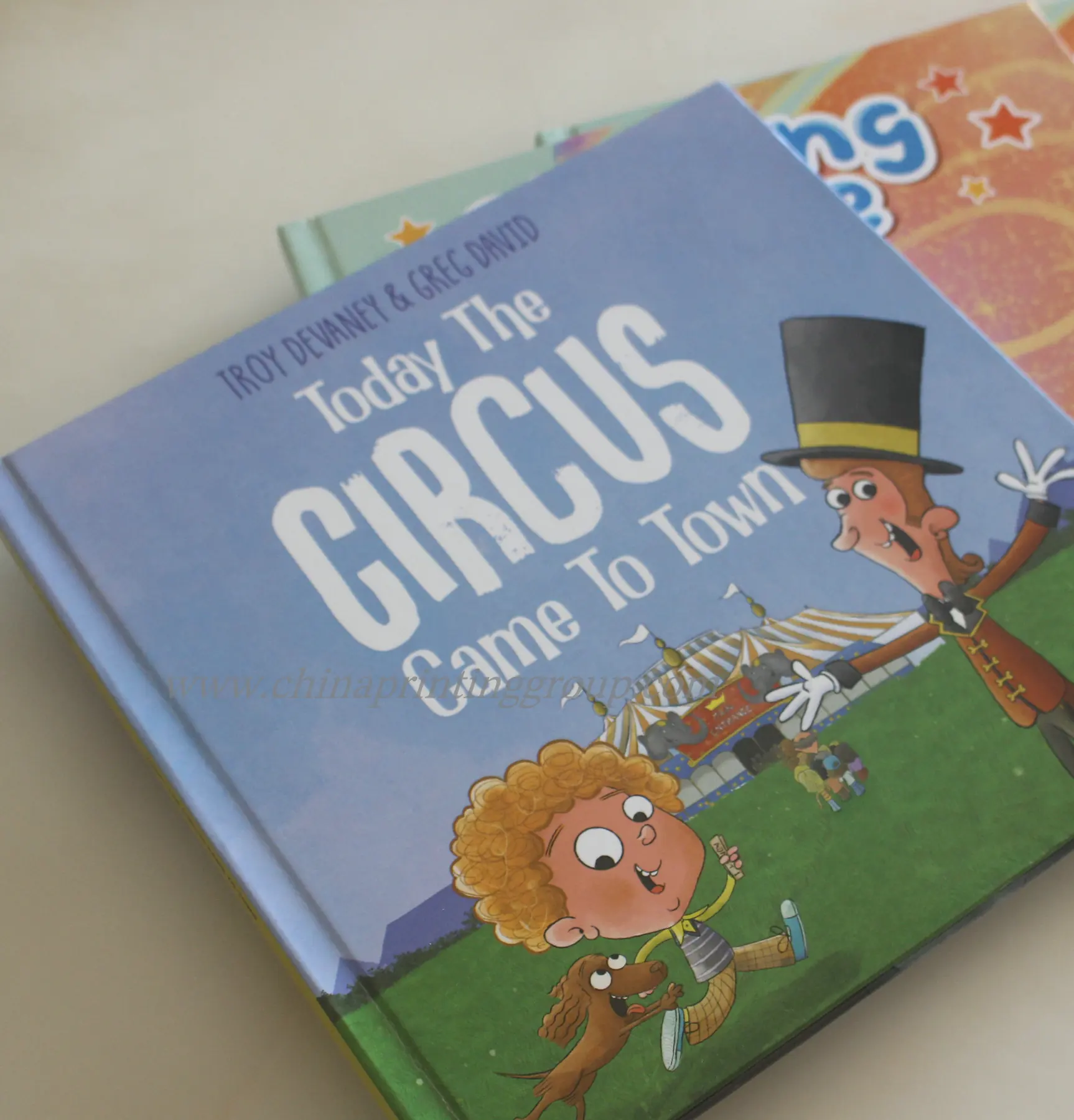 Square format board book shown at 8 by 8 inches