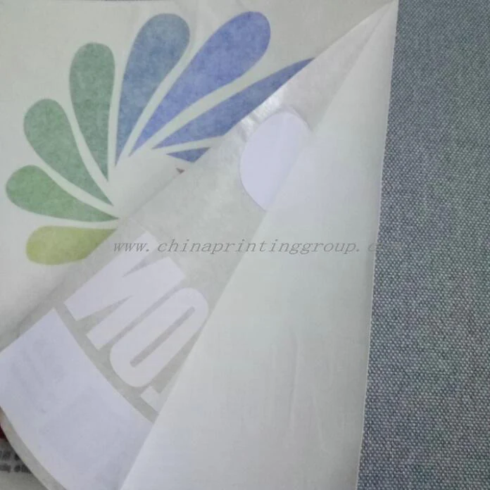 Sheet of die cut vinyl car stickers in custom colours