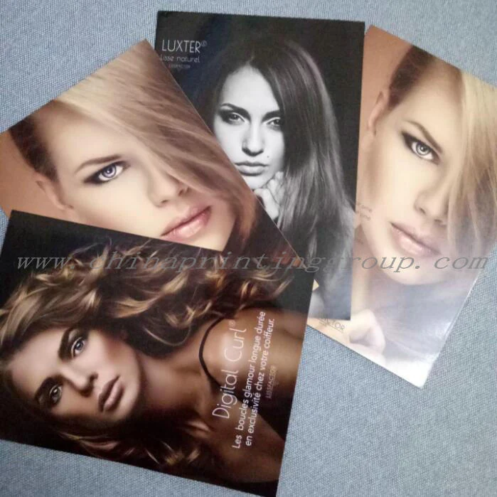 Stack of A2 and A3 printed posters in full colour CMYK