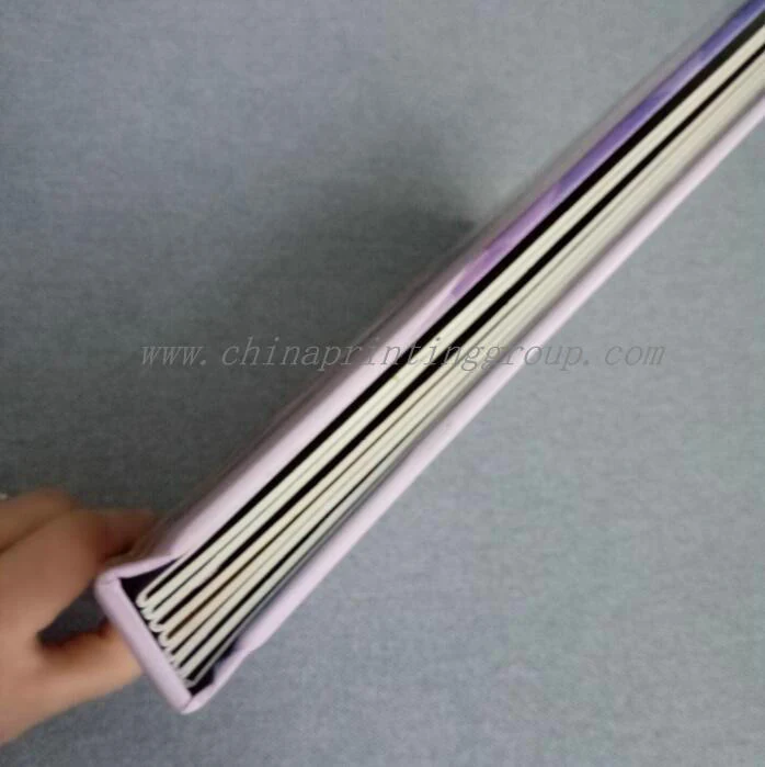 Close view of a board book page edge showing page thickness