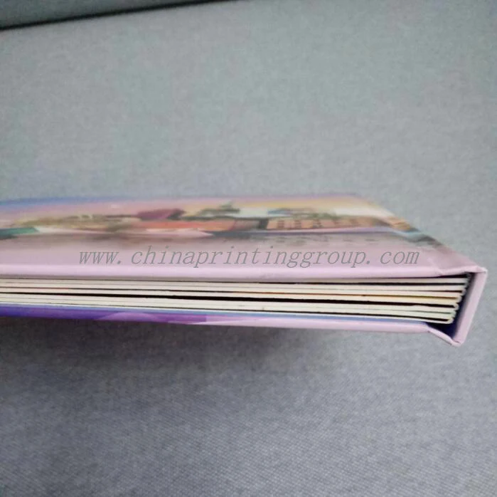Stack of children's board books printed in CMYK