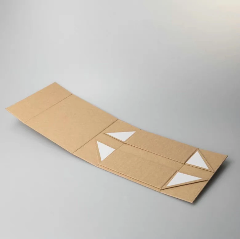 Book shape gift box with a fitted insert holding the product