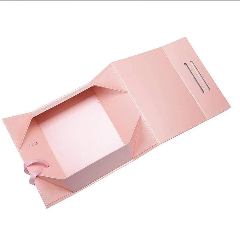 Book shape custom gift box with magnetic flap closure