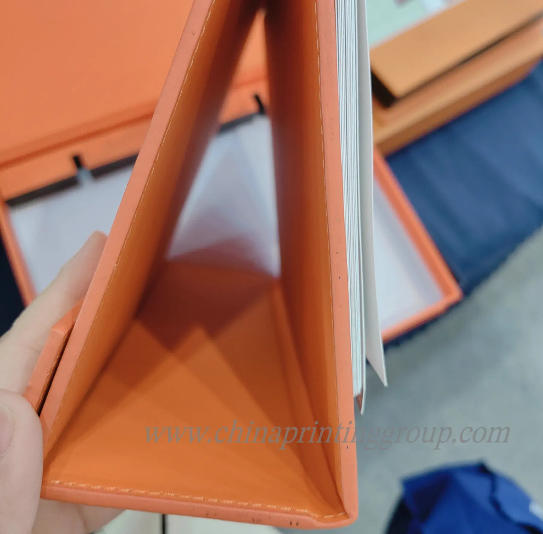 Set of wholesale custom desk calendars shown side by side