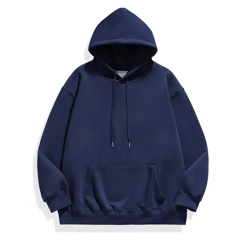 Custom hoodie drawstring and hood detail close up