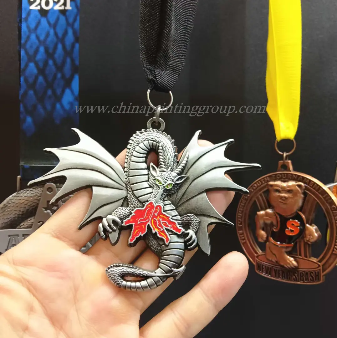 Custom enamel keychains packed on backing cards