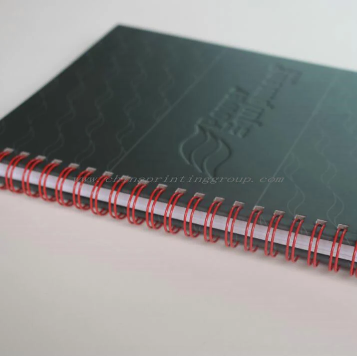 Custom A5 spiral bound notebook with printed hardcover