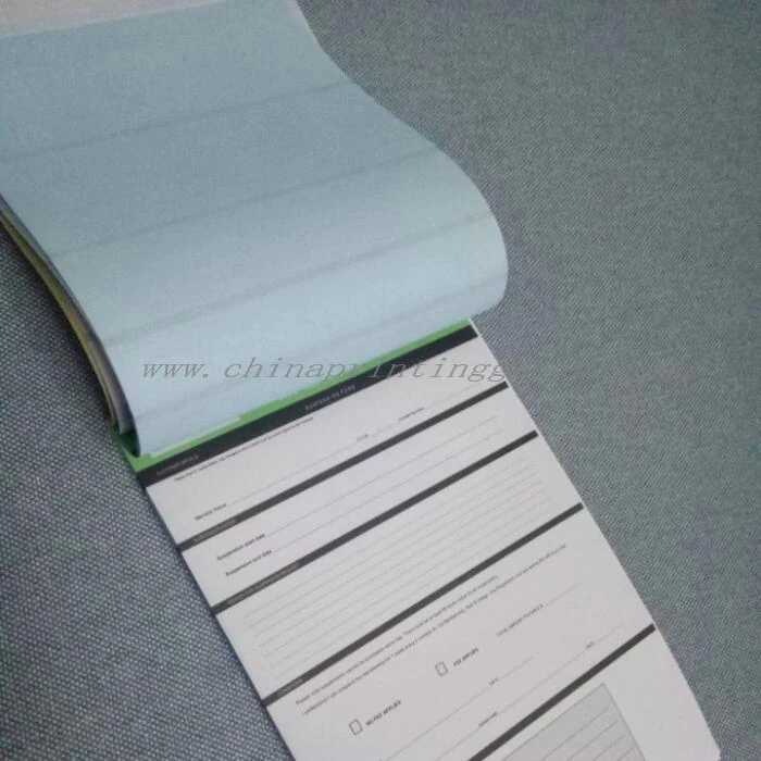 Carbonless copy paper books packed for shipment