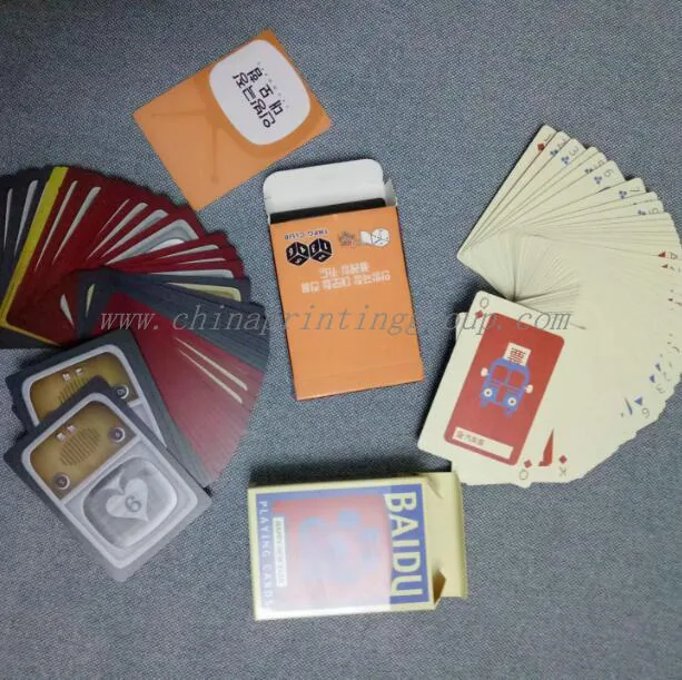 Shrink wrapped gaming playing card decks packed for shipment