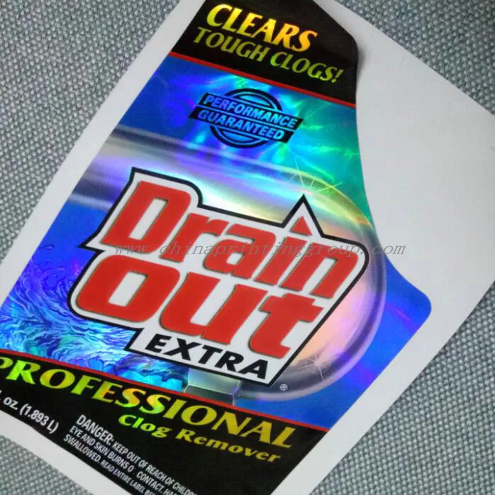 Anti counterfeit hologram security seal with QR code