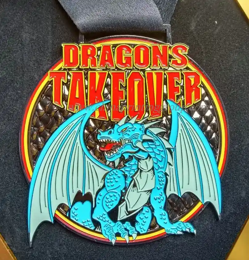 Close view of a metal badge showing butterfly clutch backing
