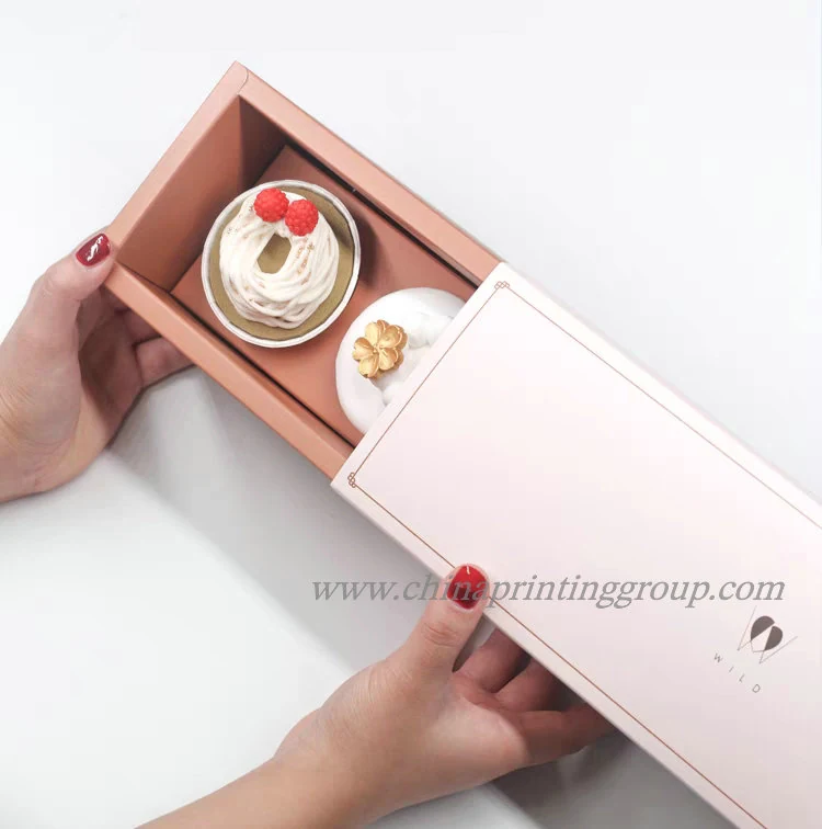 Range of custom printed drawer packaging boxes in different sizes