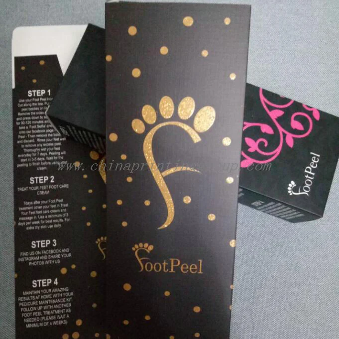 Custom cardboard paper packaging box for luxury cosmetics