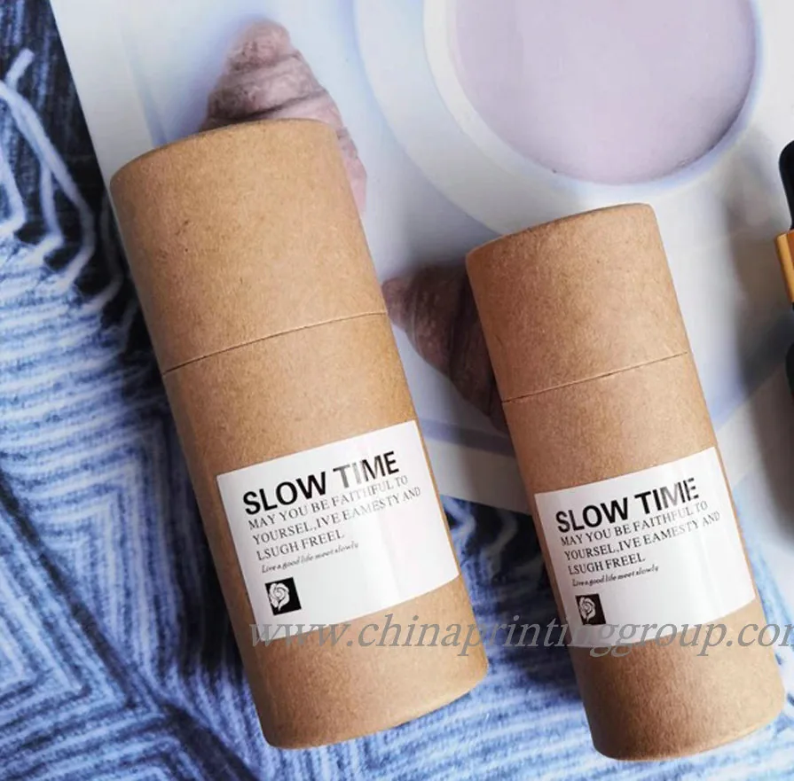 Set of paper tubes in small medium and large standard sizes
