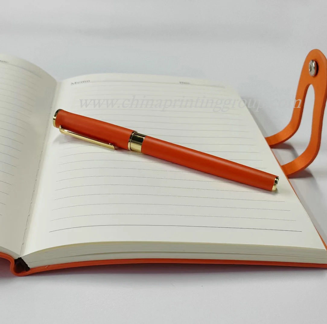 PU leather hardcover notebook from a corporate gift set