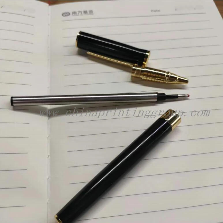 Custom printed logo metal pen for bank promotion