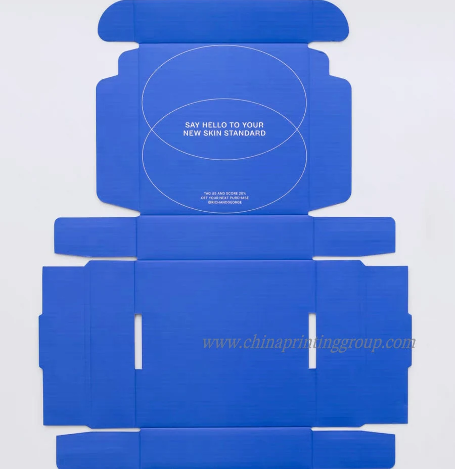 Custom printed corrugated packing case ready for despatch
