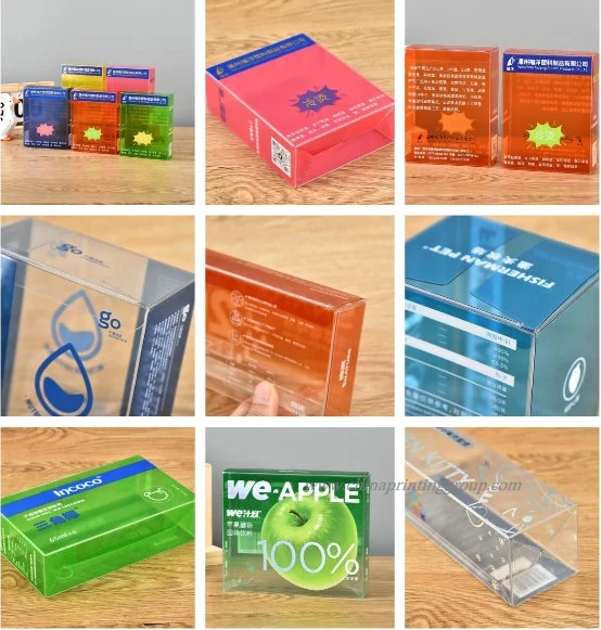 Custom clear plastic PVC gift packaging box for macarons