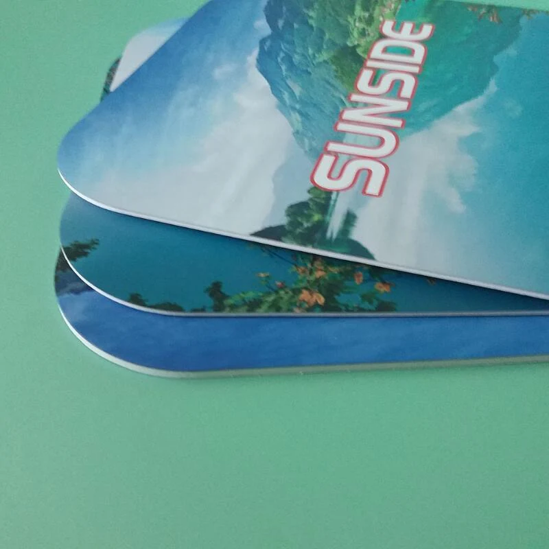 UV printed KT foam board panel showing matte printed surface