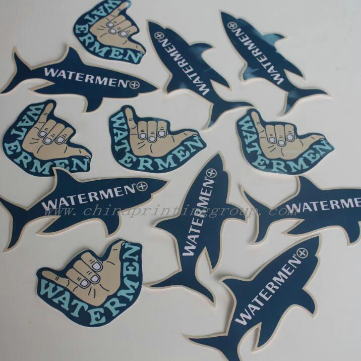 Die cut car window vinyl stickers in full colour