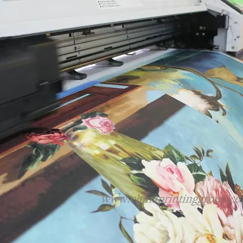 Large custom polyester fabric banner printed in full colour