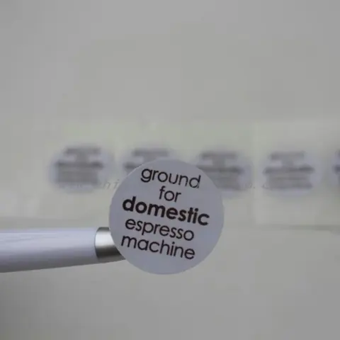 Black adhesive stickers printed by China Printing Group