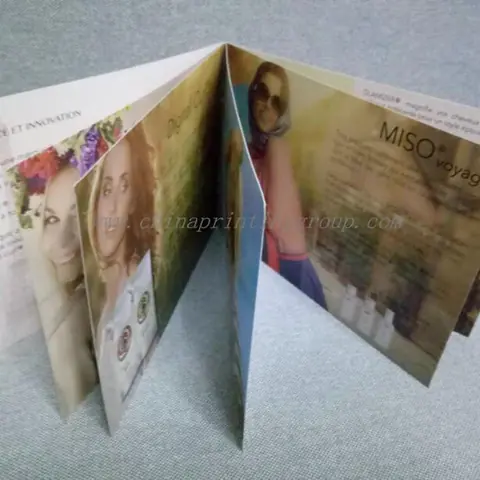 Saddle stitched booklet with full colour printed cover