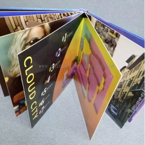 Custom printed cardboard board book for babies with full colour cover