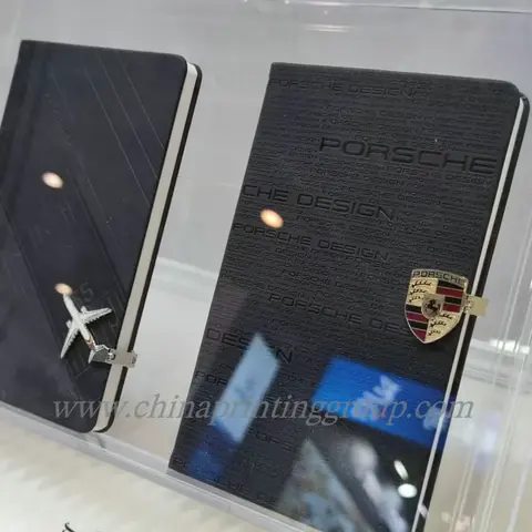 A5 PU leather custom notebook with magnetic buckle closure