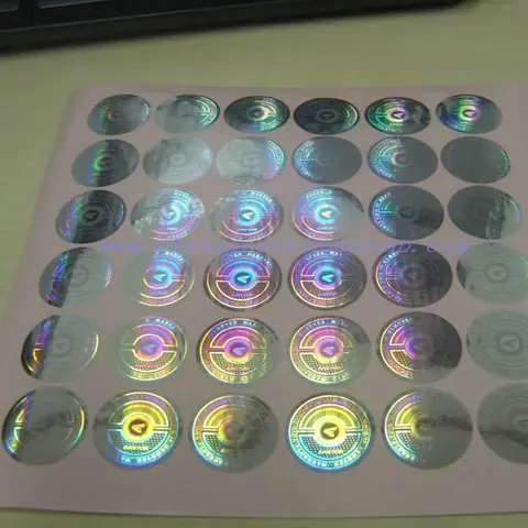 Holographic Labels Printing printed by China Printing Group
