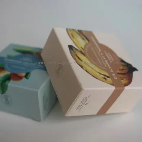 Full colour custom printed handmade soap bar carton box