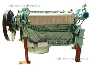 Euro III common rail engine/EGR engine/Euro II engine old model/Euro II engine new model/D12.42 engine main view