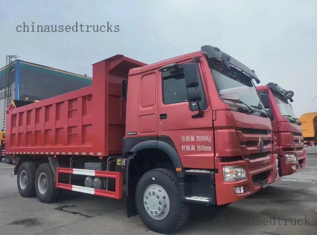 HOWO 6x4 dump truck The whole vehicle chassis has New truck can be picked up main view