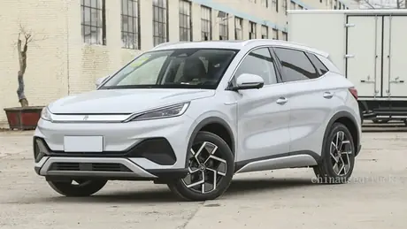 BYD Yuan PLUS New Energy Electric Car Vehicle Has A Range Of 430/510km for export from China Used Trucks