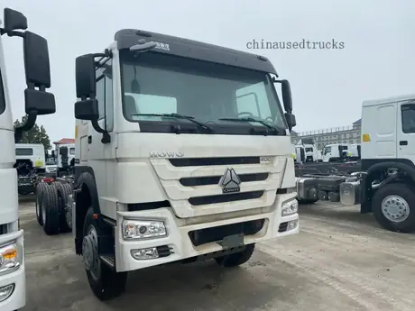 Discount spot truck HOWO 400hp truck chassis can be installed low price for sale view 2