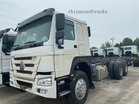 Discount spot truck HOWO 400hp truck chassis can be installed low price for sale view 3