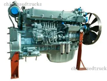 Euro III common rail engine/EGR engine/Euro II engine old model/Euro II engine new model/D12.42 engine view 2