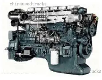Euro III common rail engine/EGR engine/Euro II engine old model/Euro II engine new model/D12.42 engine view 3