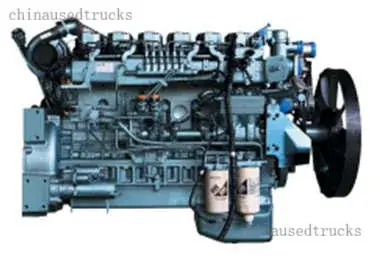 Euro III common rail engine/EGR engine/Euro II engine old model/Euro II engine new model/D12.42 engine view 4