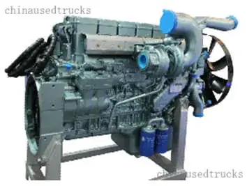 Euro III common rail engine/EGR engine/Euro II engine old model/Euro II engine new model/D12.42 engine view 5