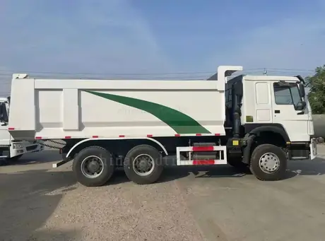 Cnhtc Factory Price Used HOWO Dump Truck 10/12 Wheeler 371/375HP Color Optional view 2