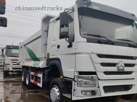 Cnhtc Factory Price Used HOWO Dump Truck 10/12 Wheeler 371/375HP Color Optional for export from China Used Trucks