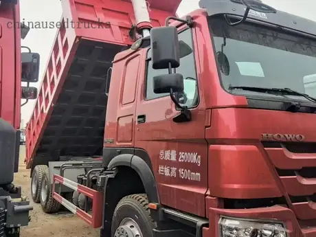 HOWO 371hp 5.8m dump truck discount disposal Pick up the truck at any time view 2