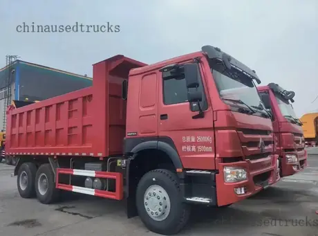 HOWO 6x4 dump truck The whole vehicle chassis has New truck can be picked up for export from China Used Trucks