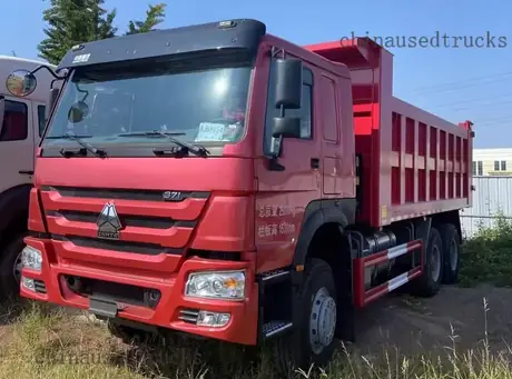 HOWO 6x4 dump truck The whole vehicle chassis has New truck can be picked up view 2