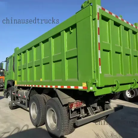 Left-hand drive HOWO 5.6m dump truck sell at a low price view 4